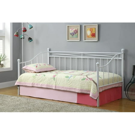 twin metal daybed queen metal coaster company traditional twin metal daybed white walmartcom twin metal daybed queen metal coaster company traditional twin metal daybed white walmartcom